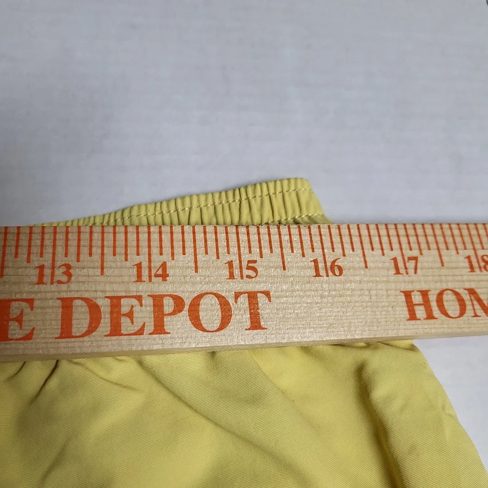 Polo Ralph Lauren Mens XL‎ Yellow Swim Trunks Mesh Lined Drawstring Pockets